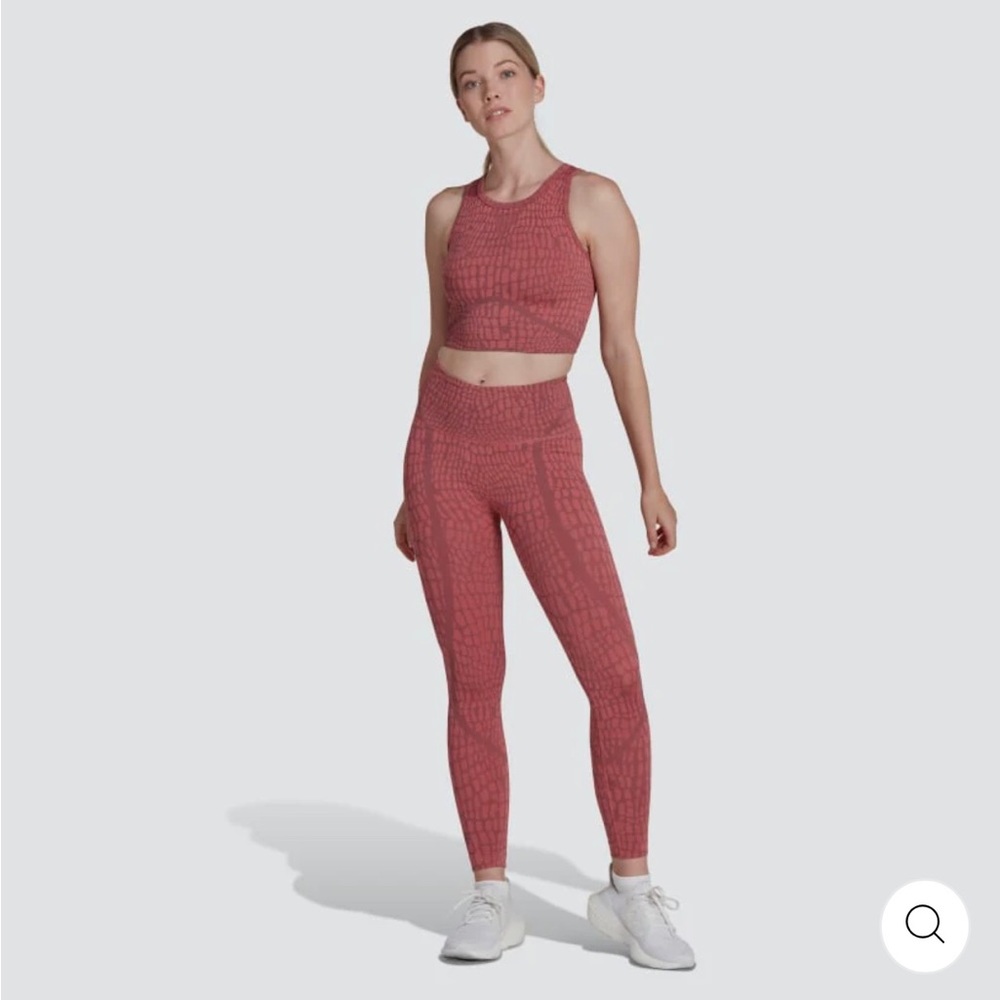 New Adidas formation workout leggings and crop top set.